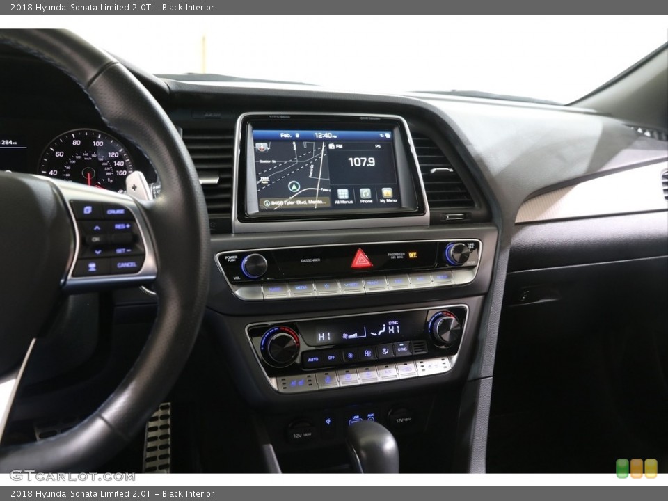 Black Interior Controls for the 2018 Hyundai Sonata Limited 2.0T #141043938