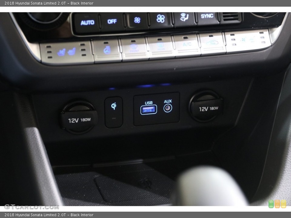 Black Interior Controls for the 2018 Hyundai Sonata Limited 2.0T #141044028