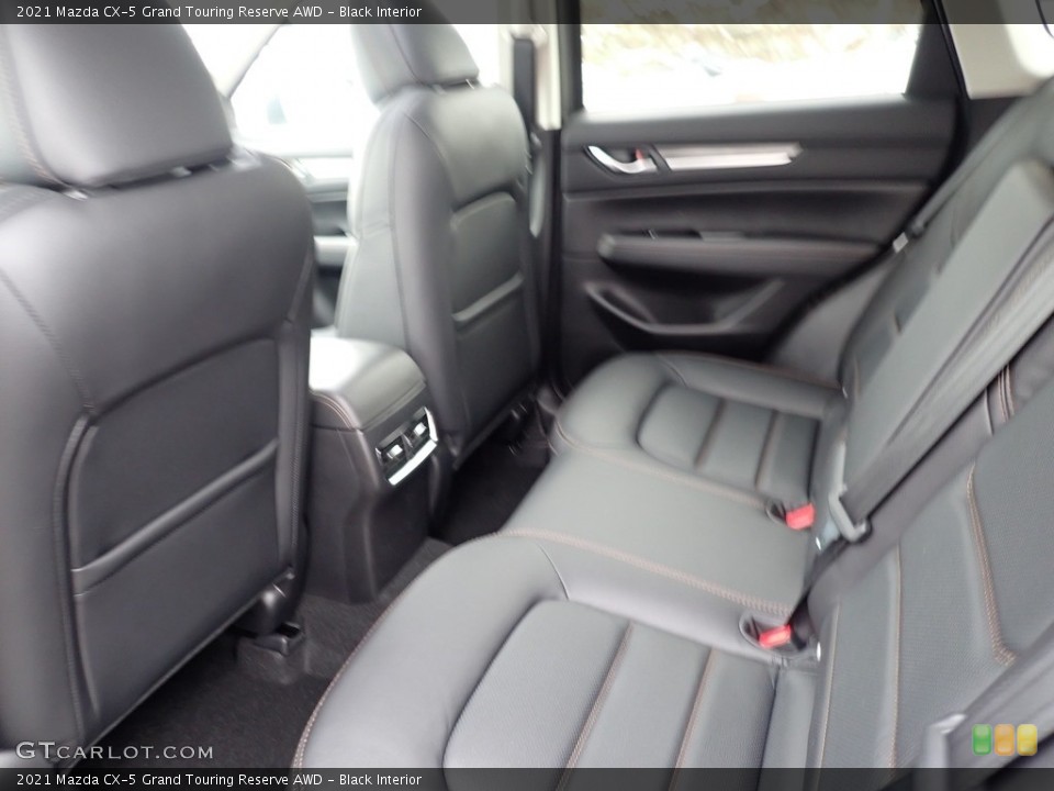 Black Interior Rear Seat for the 2021 Mazda CX-5 Grand Touring Reserve AWD #141046683