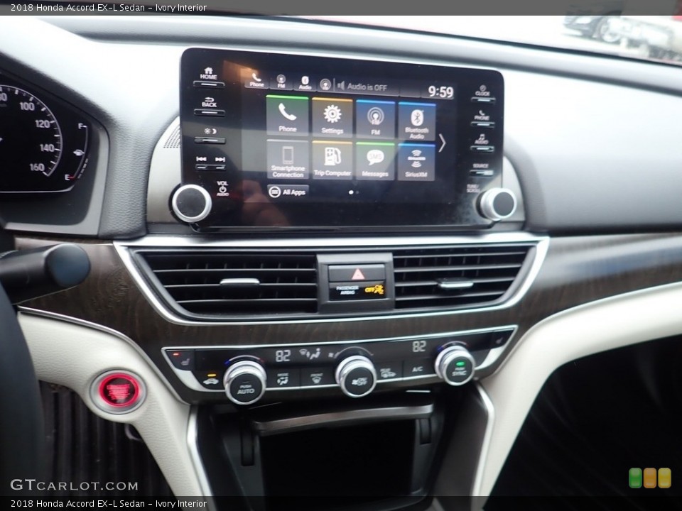 Ivory Interior Controls for the 2018 Honda Accord EX-L Sedan #141047301