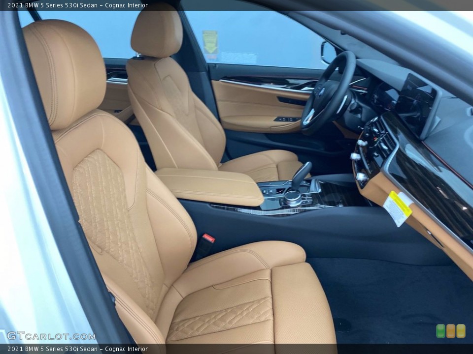 Cognac Interior Front Seat for the 2021 BMW 5 Series 530i Sedan #141047679