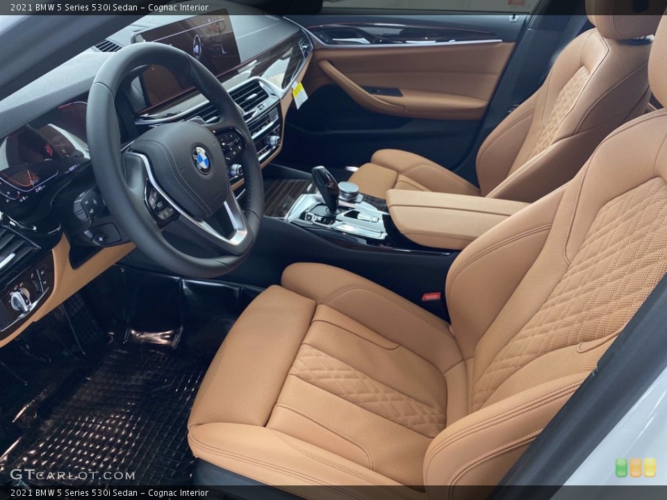 Cognac Interior Front Seat for the 2021 BMW 5 Series 530i Sedan #141047793