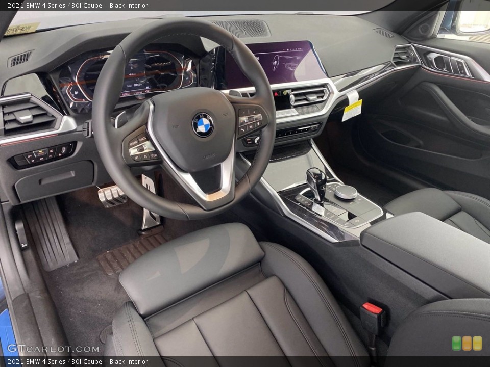 Black Interior Photo for the 2021 BMW 4 Series 430i Coupe #141053727