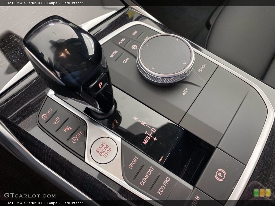 Black Interior Transmission for the 2021 BMW 4 Series 430i Coupe #141054237