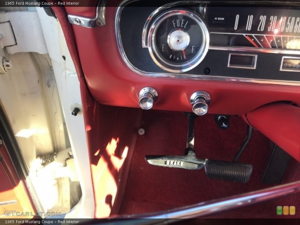 Red Interior Gauges for the 1965 Ford Mustang Coupe #141054498