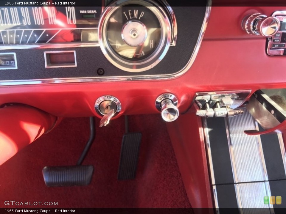 Red Interior Gauges for the 1965 Ford Mustang Coupe #141054513