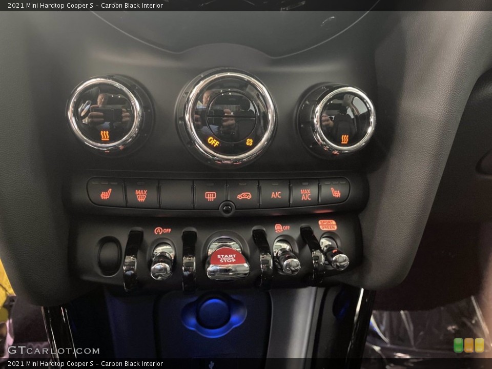 Carbon Black Interior Controls for the 2021 Mini Hardtop Cooper S #141056295