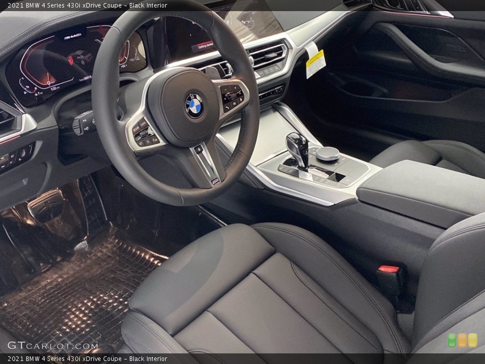Black Interior Front Seat for the 2021 BMW 4 Series 430i xDrive Coupe #141059088