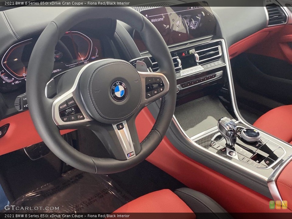 Fiona Red/Black Interior Dashboard for the 2021 BMW 8 Series 850i xDrive Gran Coupe #141059738