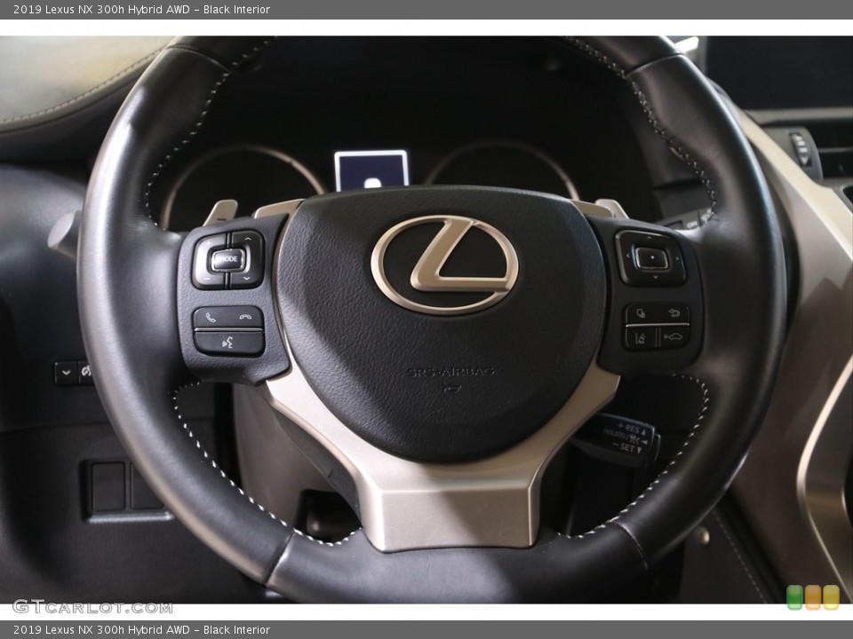 Black Interior Steering Wheel for the 2019 Lexus NX 300h Hybrid AWD #141062645