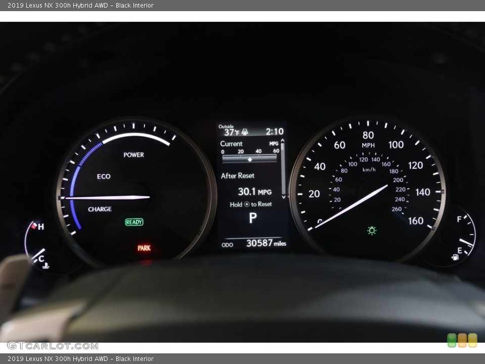 Black Interior Gauges for the 2019 Lexus NX 300h Hybrid AWD #141062663