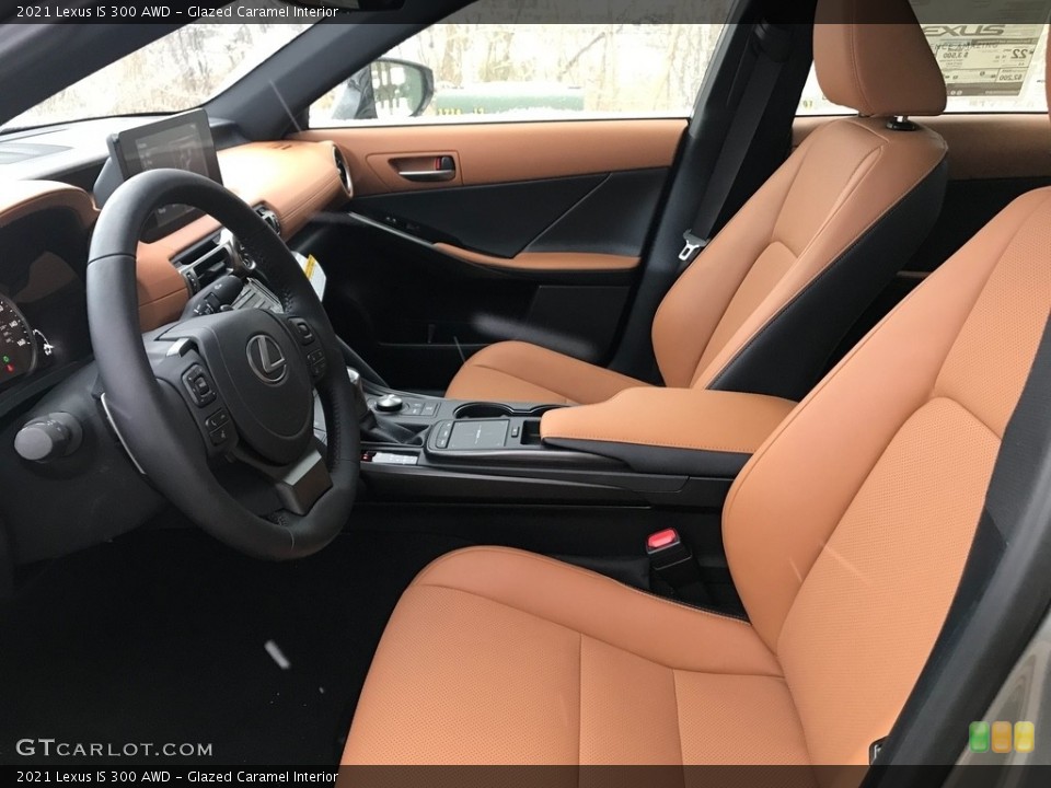 Glazed Caramel Interior Photo for the 2021 Lexus IS 300 AWD #141063617