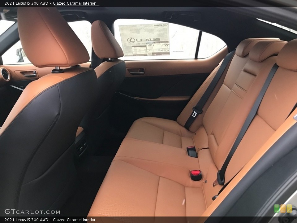 Glazed Caramel Interior Rear Seat for the 2021 Lexus IS 300 AWD #141063638