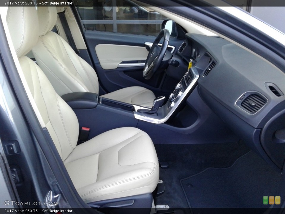 Soft Beige Interior Front Seat for the 2017 Volvo S60 T5 #141064649