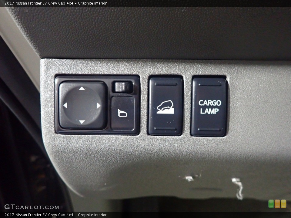 Graphite Interior Controls for the 2017 Nissan Frontier SV Crew Cab 4x4 #141064694