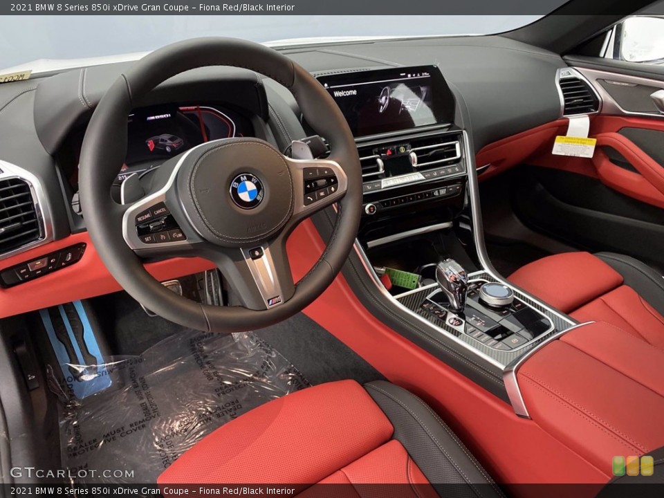 Fiona Red/Black Interior Photo for the 2021 BMW 8 Series 850i xDrive Gran Coupe #141064871