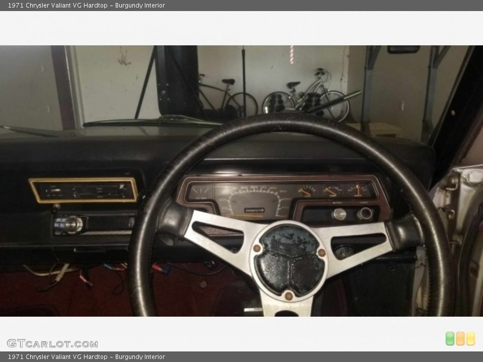 Burgundy 1971 Chrysler Valiant Interiors