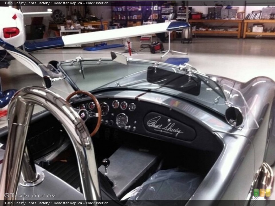 Black Interior Photo for the 1965 Shelby Cobra Factory 5 Roadster Replica #141065456