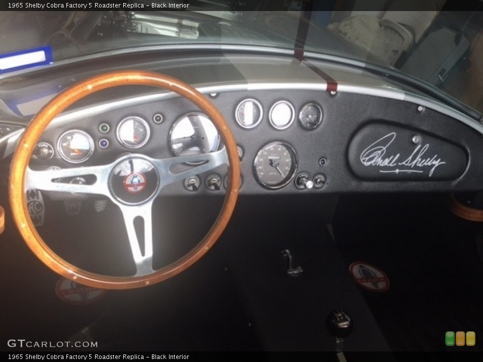 Black Interior Dashboard for the 1965 Shelby Cobra Factory 5 Roadster Replica #141065498