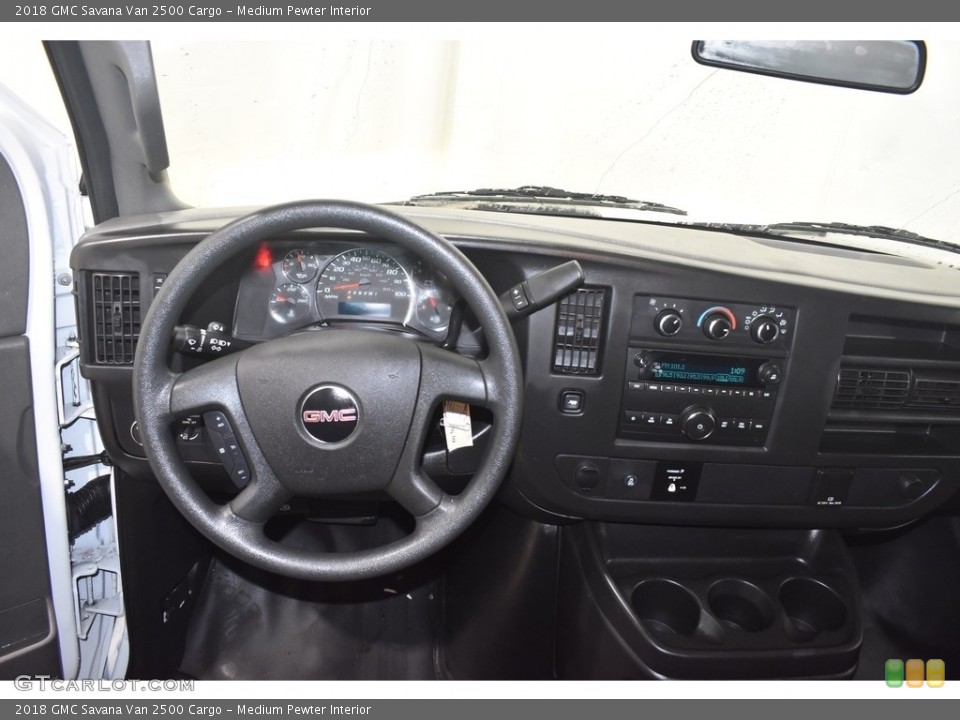 Medium Pewter Interior Dashboard for the 2018 GMC Savana Van 2500 Cargo #141065696