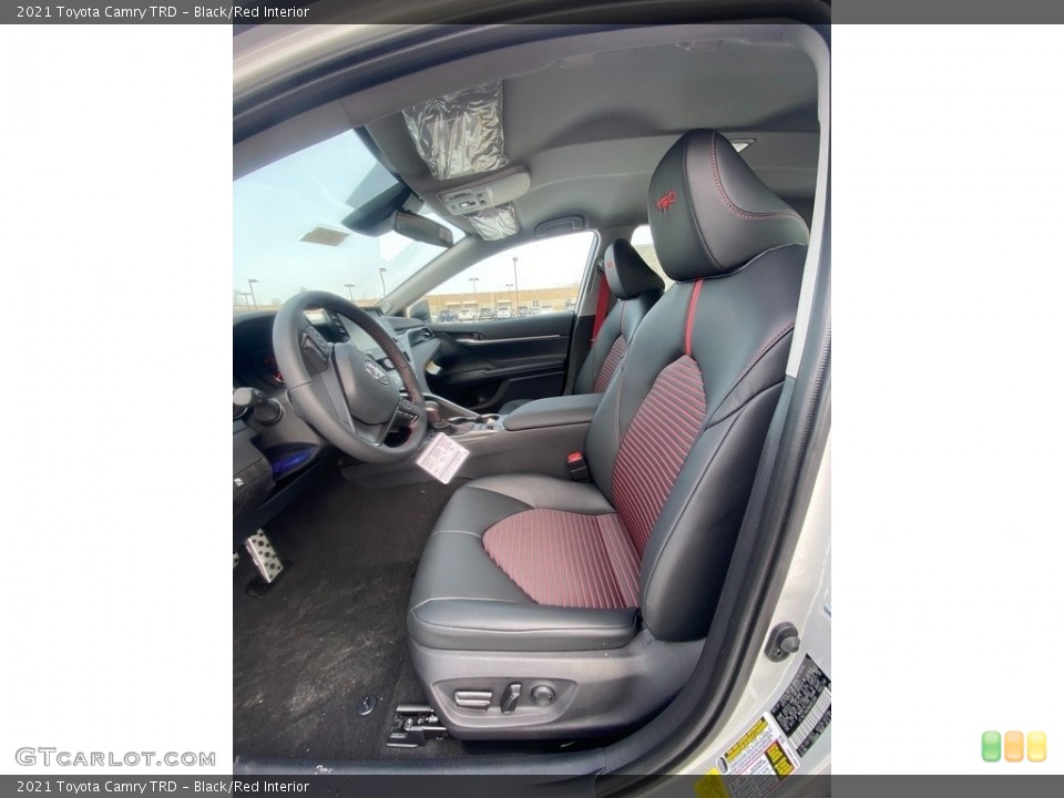 Black/Red Interior Photo for the 2021 Toyota Camry TRD #141069878