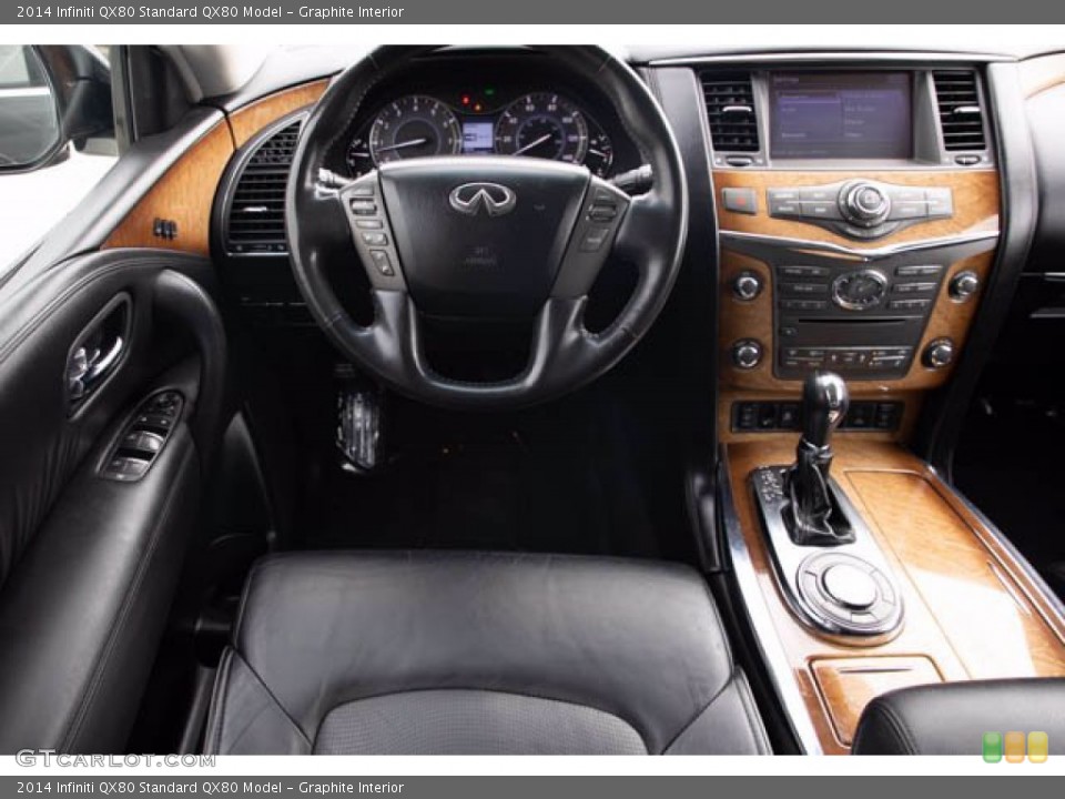 Graphite Interior Dashboard for the 2014 Infiniti QX80  #141073579