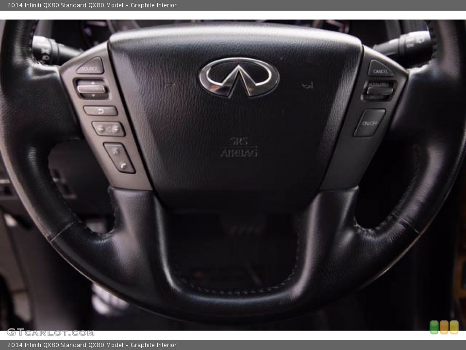 Graphite Interior Steering Wheel for the 2014 Infiniti QX80  #141073758