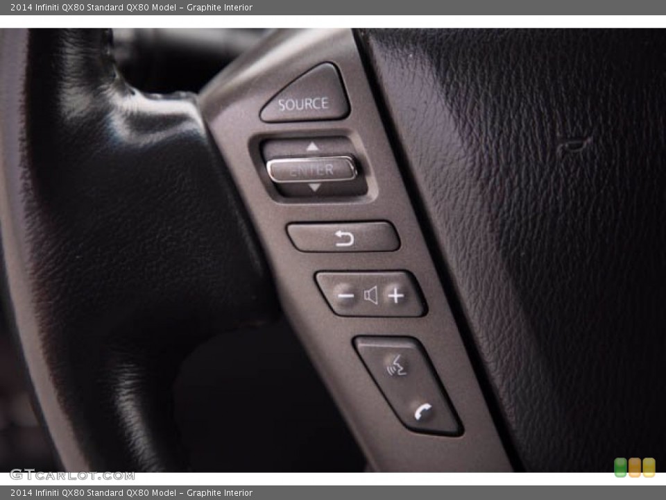 Graphite Interior Steering Wheel for the 2014 Infiniti QX80  #141073786