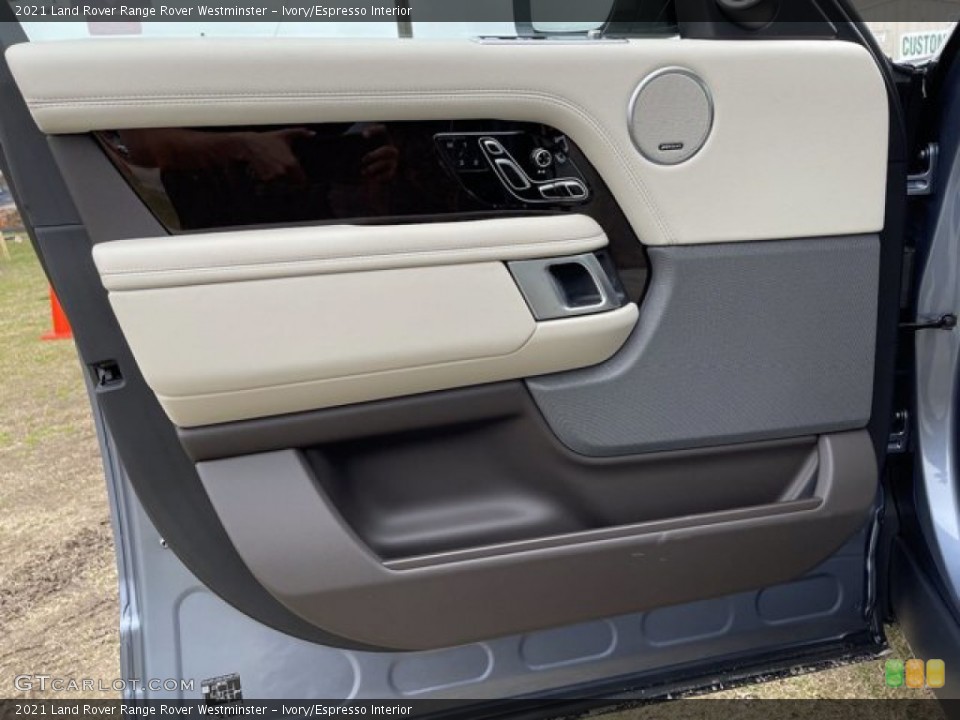 Ivory/Espresso Interior Door Panel for the 2021 Land Rover Range Rover Westminster #141077468