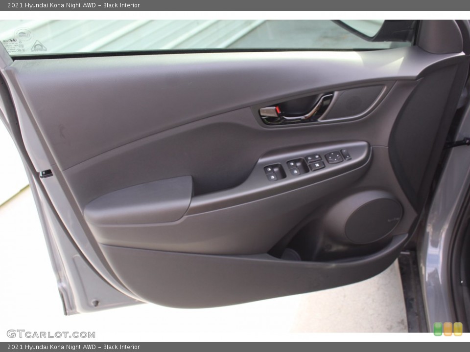 Black Interior Door Panel for the 2021 Hyundai Kona Night AWD #141081840
