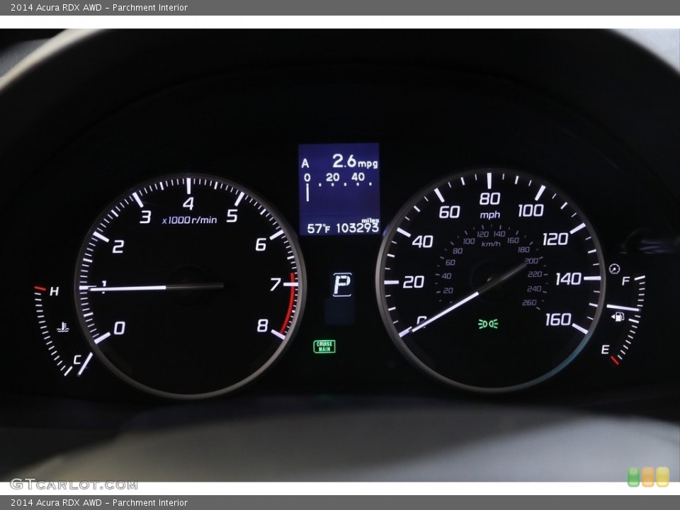 Parchment Interior Gauges for the 2014 Acura RDX AWD #141083571