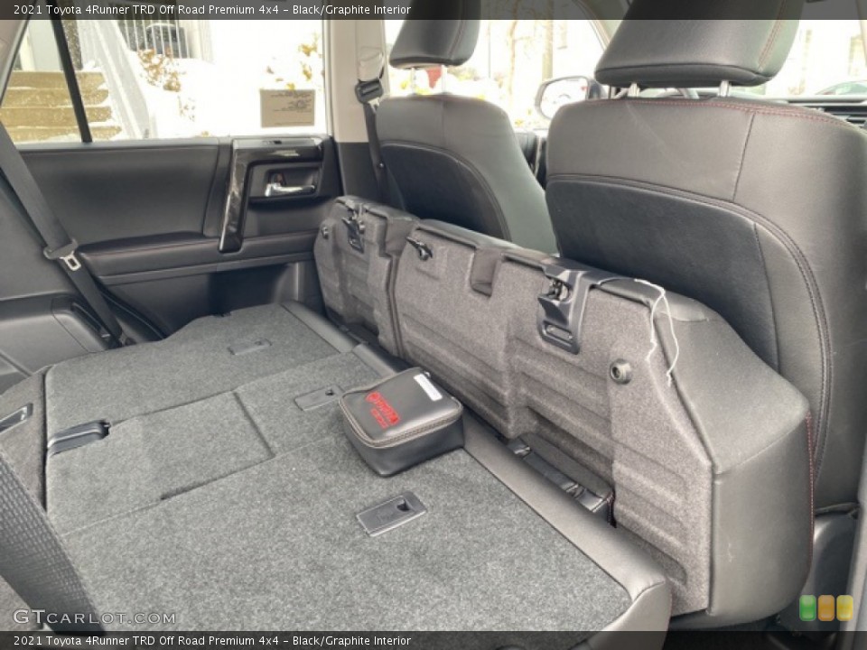 Black/Graphite Interior Rear Seat for the 2021 Toyota 4Runner TRD Off Road Premium 4x4 #141086100