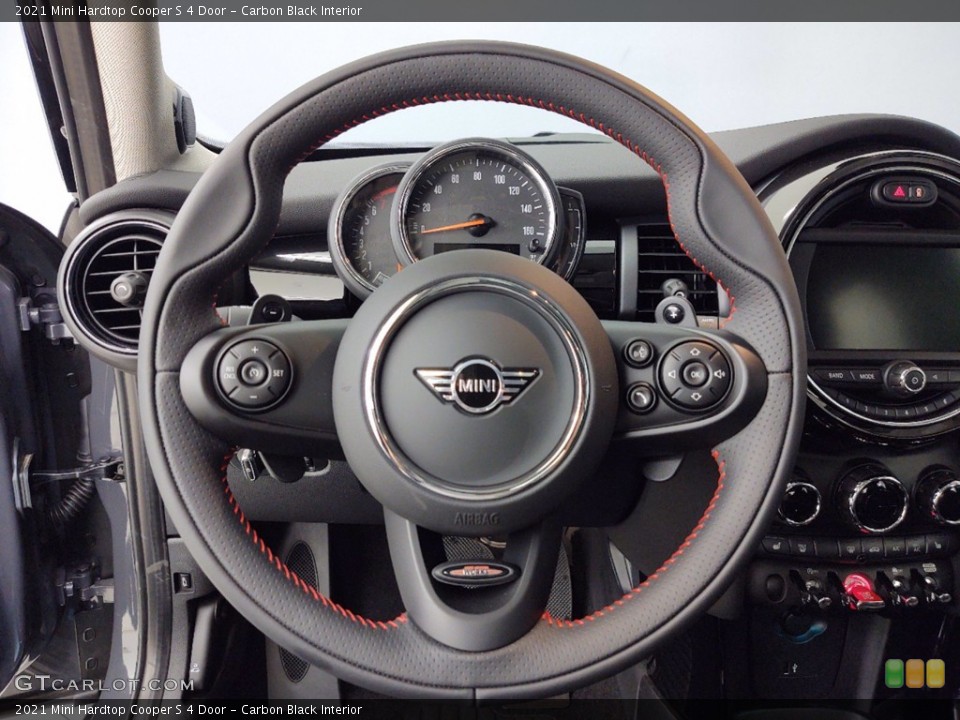 Carbon Black Interior Steering Wheel for the 2021 Mini Hardtop Cooper S 4 Door #141086109