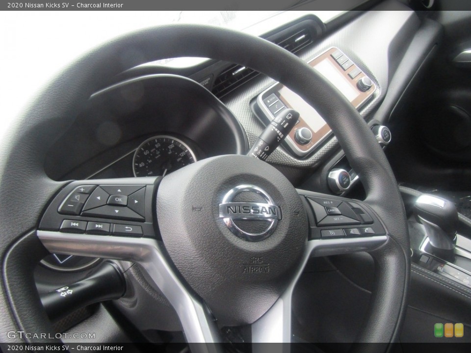 Charcoal Interior Steering Wheel for the 2020 Nissan Kicks SV #141087678