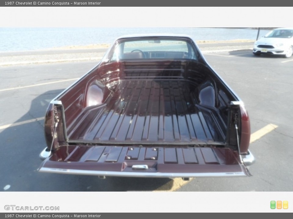 Maroon Interior Trunk for the 1987 Chevrolet El Camino Conquista #141088851