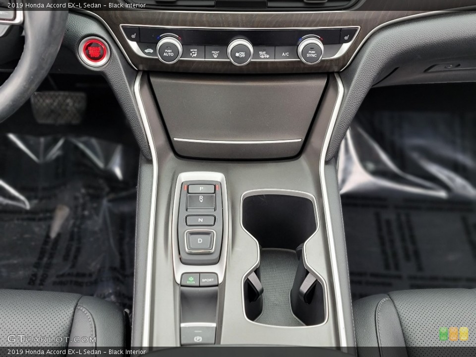 Black Interior Transmission for the 2019 Honda Accord EX-L Sedan #141094935
