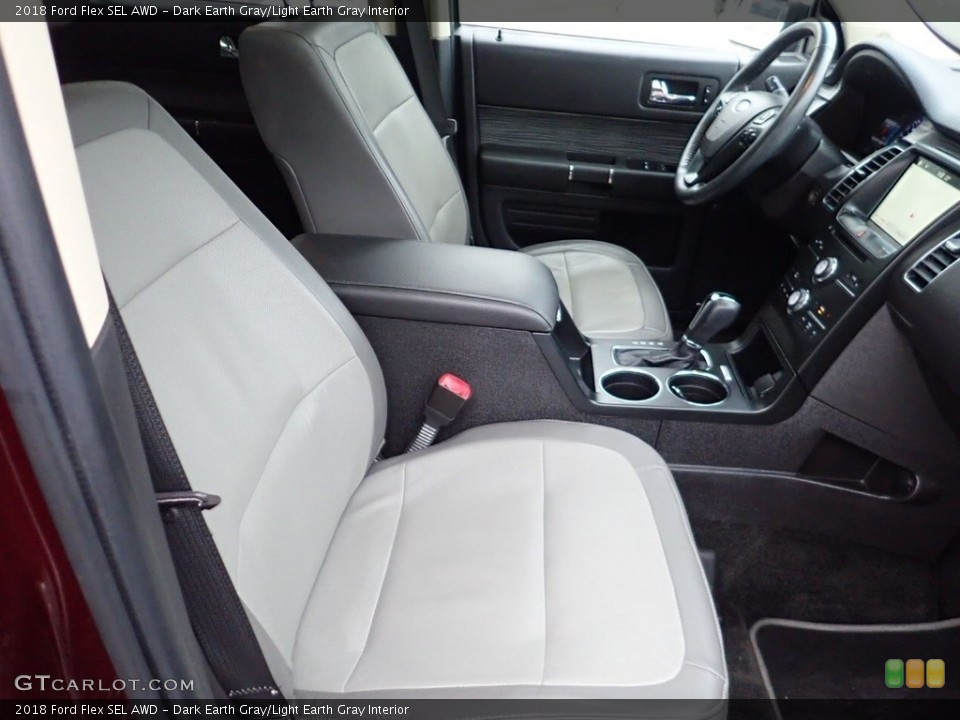 Dark Earth Gray/Light Earth Gray Interior Front Seat for the 2018 Ford Flex SEL AWD #141095802