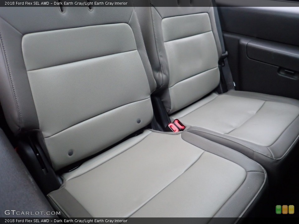 Dark Earth Gray/Light Earth Gray Interior Rear Seat for the 2018 Ford Flex SEL AWD #141095886