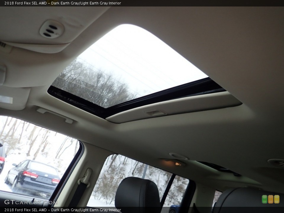 Dark Earth Gray/Light Earth Gray Interior Sunroof for the 2018 Ford Flex SEL AWD #141096003