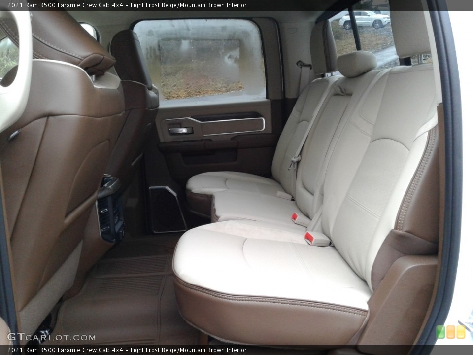 Light Frost Beige/Mountain Brown Interior Rear Seat for the 2021 Ram 3500 Laramie Crew Cab 4x4 #141096090
