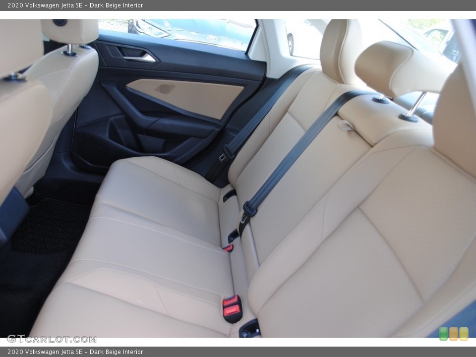 Dark Beige Interior Rear Seat for the 2020 Volkswagen Jetta SE #141098655