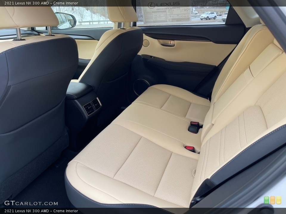 Creme Interior Rear Seat for the 2021 Lexus NX 300 AWD #141101535