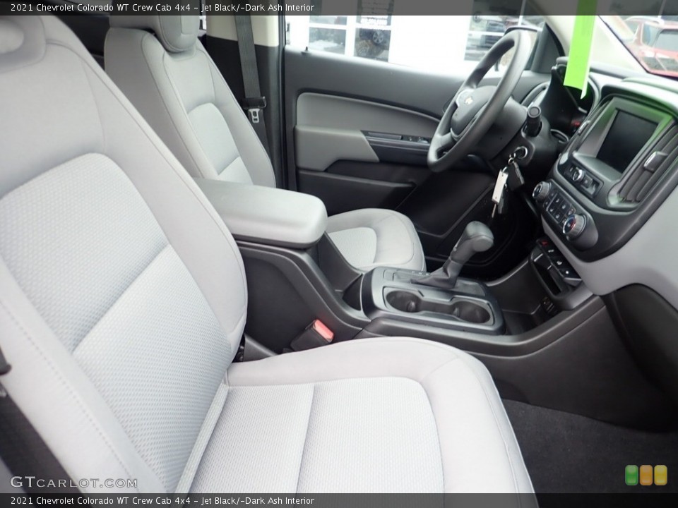 Jet Black/­Dark Ash Interior Front Seat for the 2021 Chevrolet Colorado WT Crew Cab 4x4 #141102669