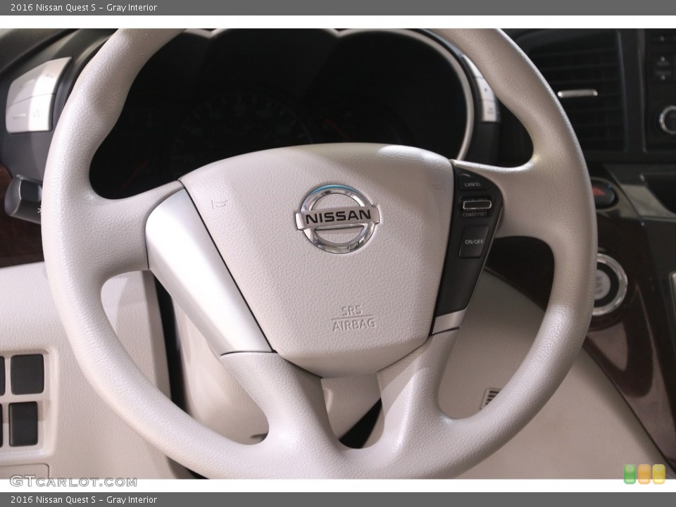 Gray Interior Steering Wheel for the 2016 Nissan Quest S #141103944