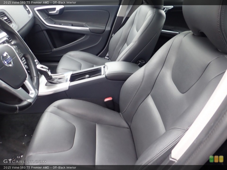 Off-Black Interior Front Seat for the 2015 Volvo S60 T5 Premier AWD #141104013