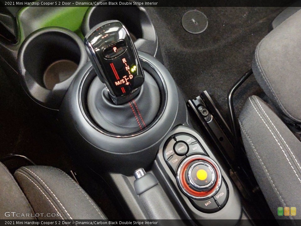 Dinamica/Carbon Black Double Stripe Interior Transmission for the 2021 Mini Hardtop Cooper S 2 Door #141104436