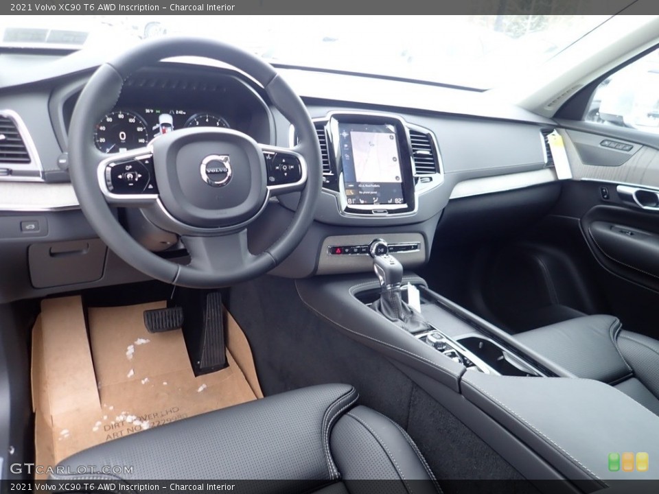 Charcoal Interior Photo for the 2021 Volvo XC90 T6 AWD Inscription #141104439