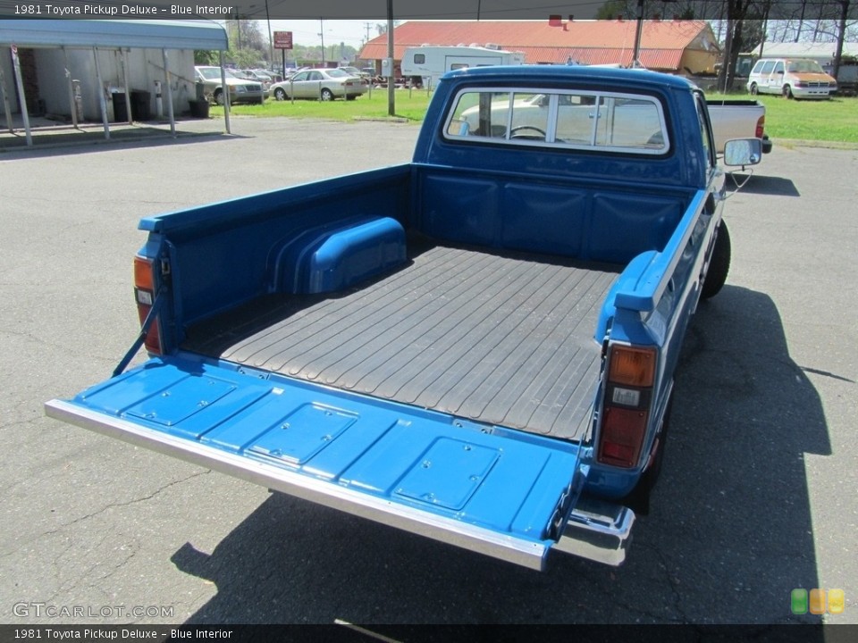 Blue Interior Trunk for the 1981 Toyota Pickup Deluxe #141106166