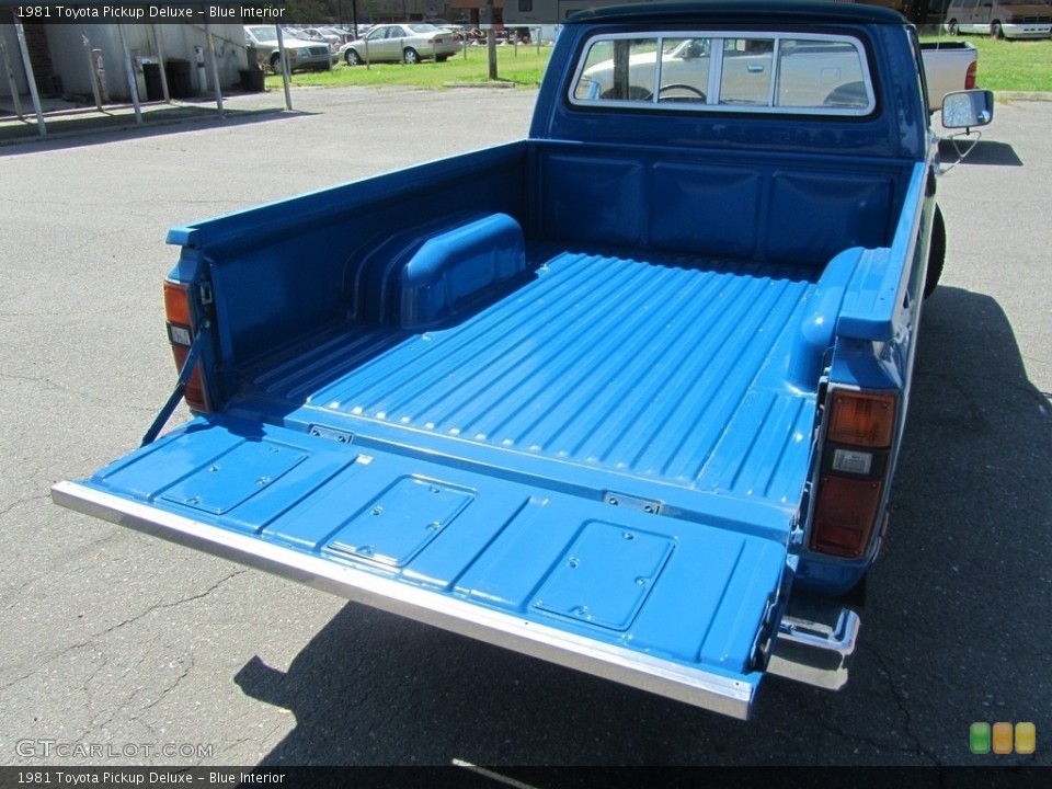 Blue Interior Trunk for the 1981 Toyota Pickup Deluxe #141106181