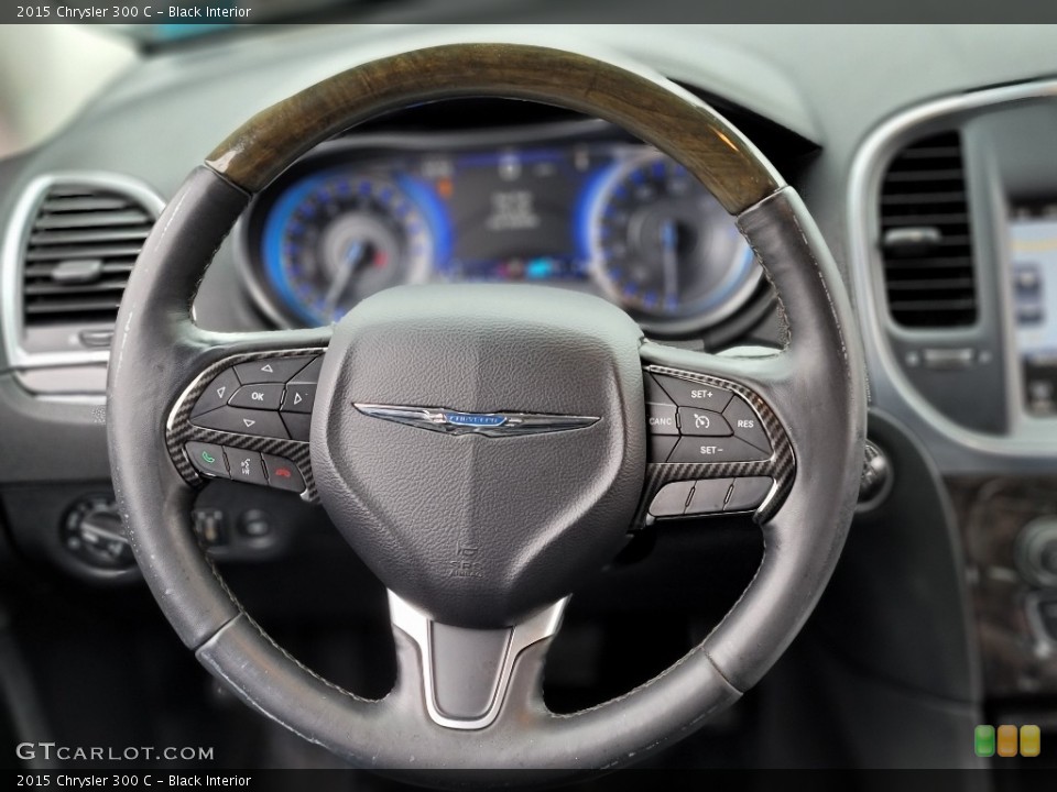 Black Interior Steering Wheel for the 2015 Chrysler 300 C #141110546